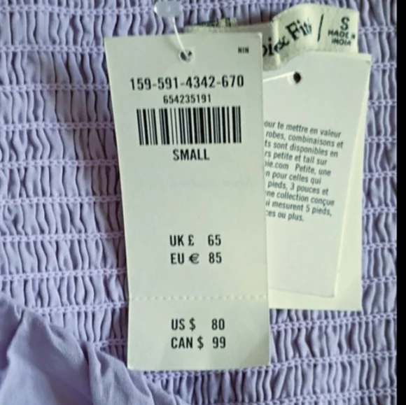 A&F Blogger Favorite Ruffle Flutter Sleeve Mini Dress sz S - Picture 10 of 10